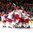 TORONTO, CANADA - DECEMBER 30: Denmark players celebrate after defeating Switzerland 4-3 in a shootout during preliminary round action at the 2015 IIHF World Junior Championship. (Photo by Andre Ringuette/HHOF-IIHF Images)

